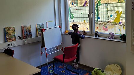 Einblick in die Gemeinschaftsunterkunft Einblick in die Gemeinschaftsunterkunft